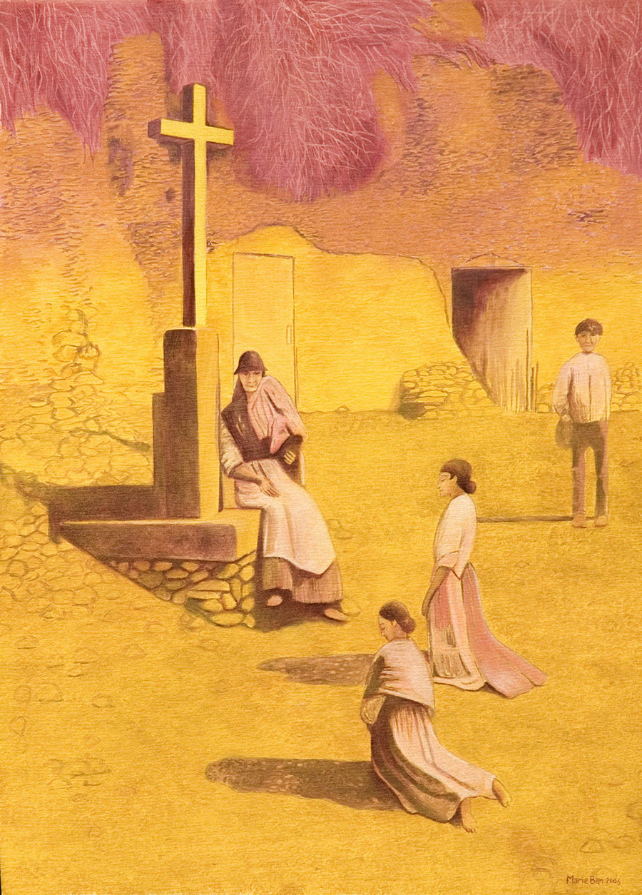 Marie Ban By the Cross