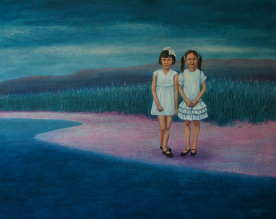 Marie ban - On the shore with my Mum