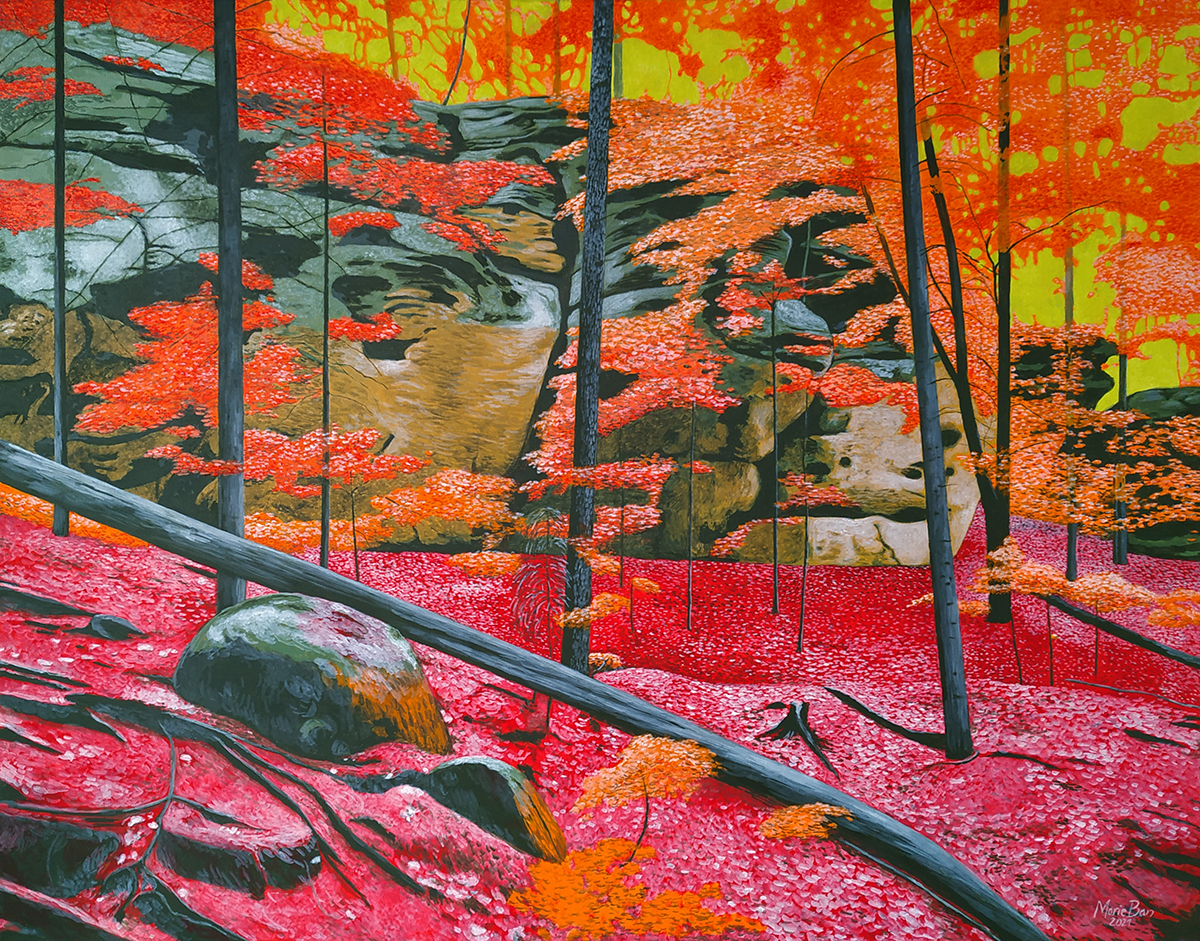 oil painted landscape by Marie Ban