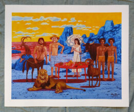On the Beach wth Acuarius - print - Marie Ban